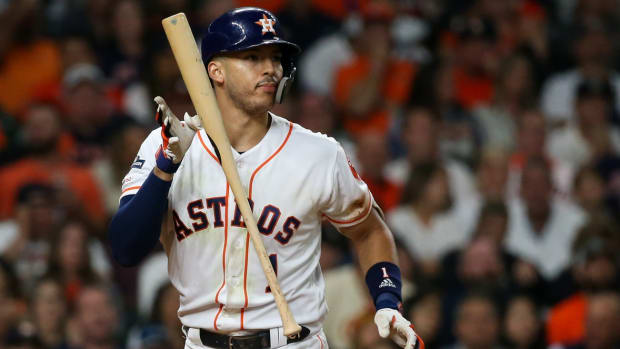 Carlos Correa. Mandatory Credit: Troy Taormina-USA TODAY Sports
